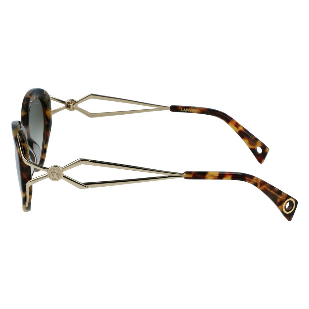 Lanvin Women's Brown Acetate Sunglasses – Chic Designer Eyewear, 57mm