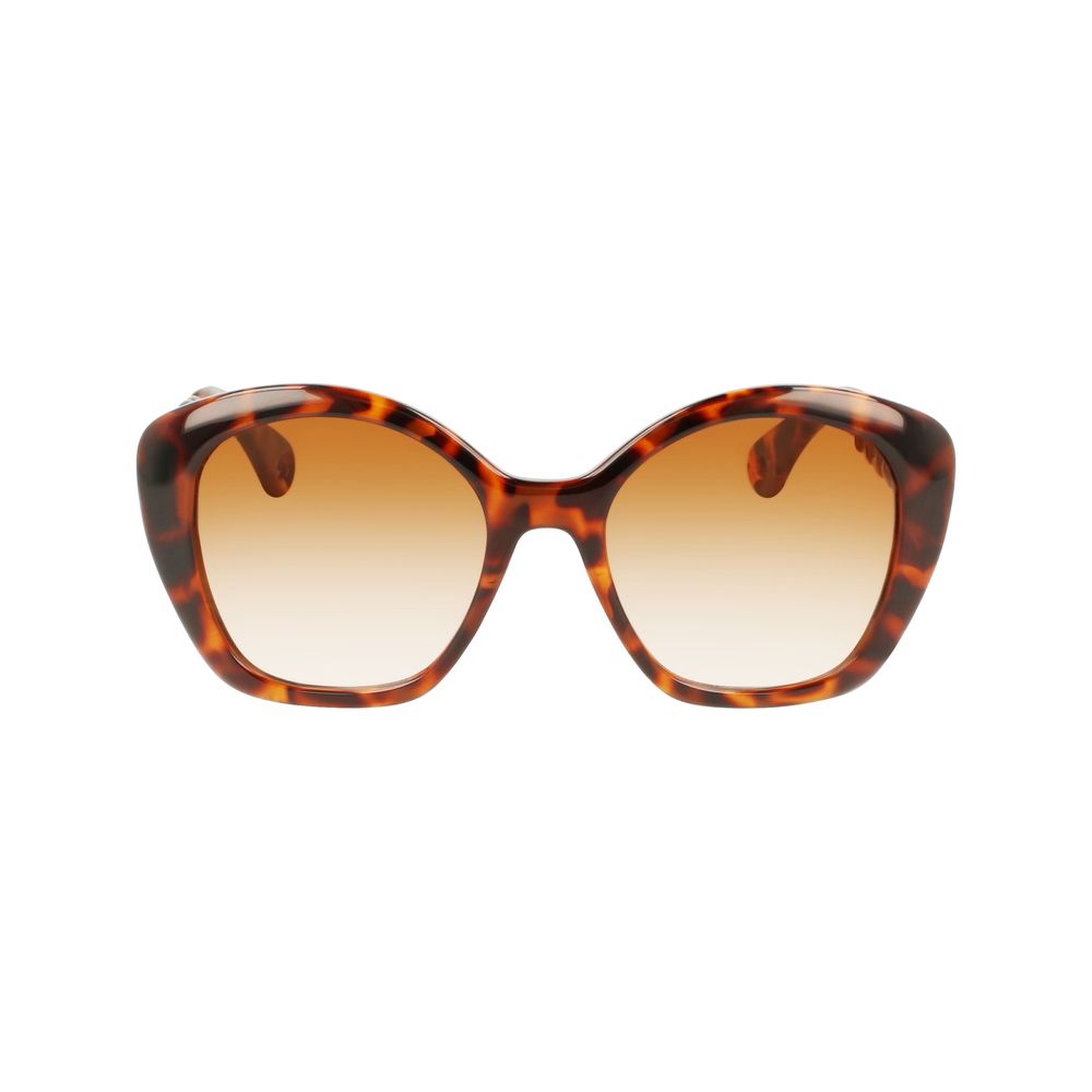 Lanvin Women’s Brown Bio Injected Sunglasses – Chic Style, 54mm
