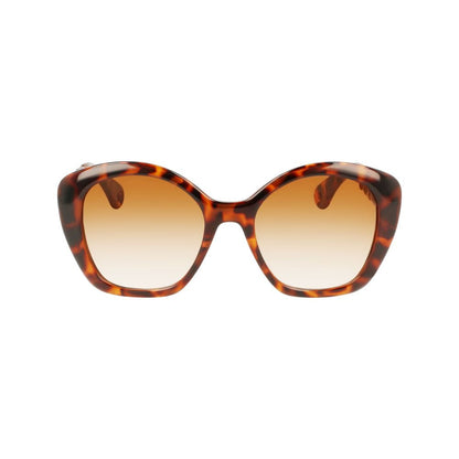 Lanvin Women’s Brown Bio Injected Sunglasses – Chic Style, 54mm