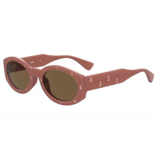 Moschino Brown Injected Sunglasses for Women