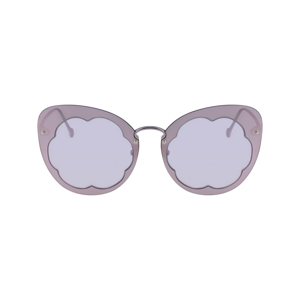 Salvatore Ferragamo Women’s Sunglasses – Lilac Metal Frame, 63mm