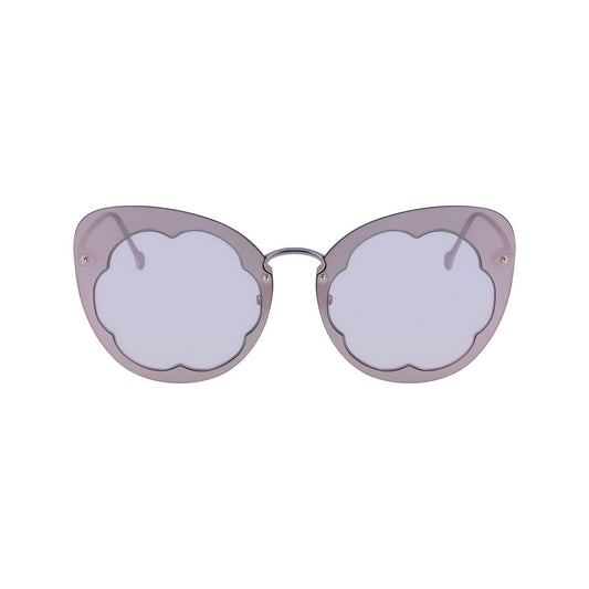Salvatore Ferragamo Women’s Sunglasses – Lilac Metal Frame, 63mm