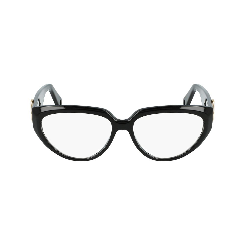 Lanvin Women’s Acetate Glasses – Black Square Frame, 55mm