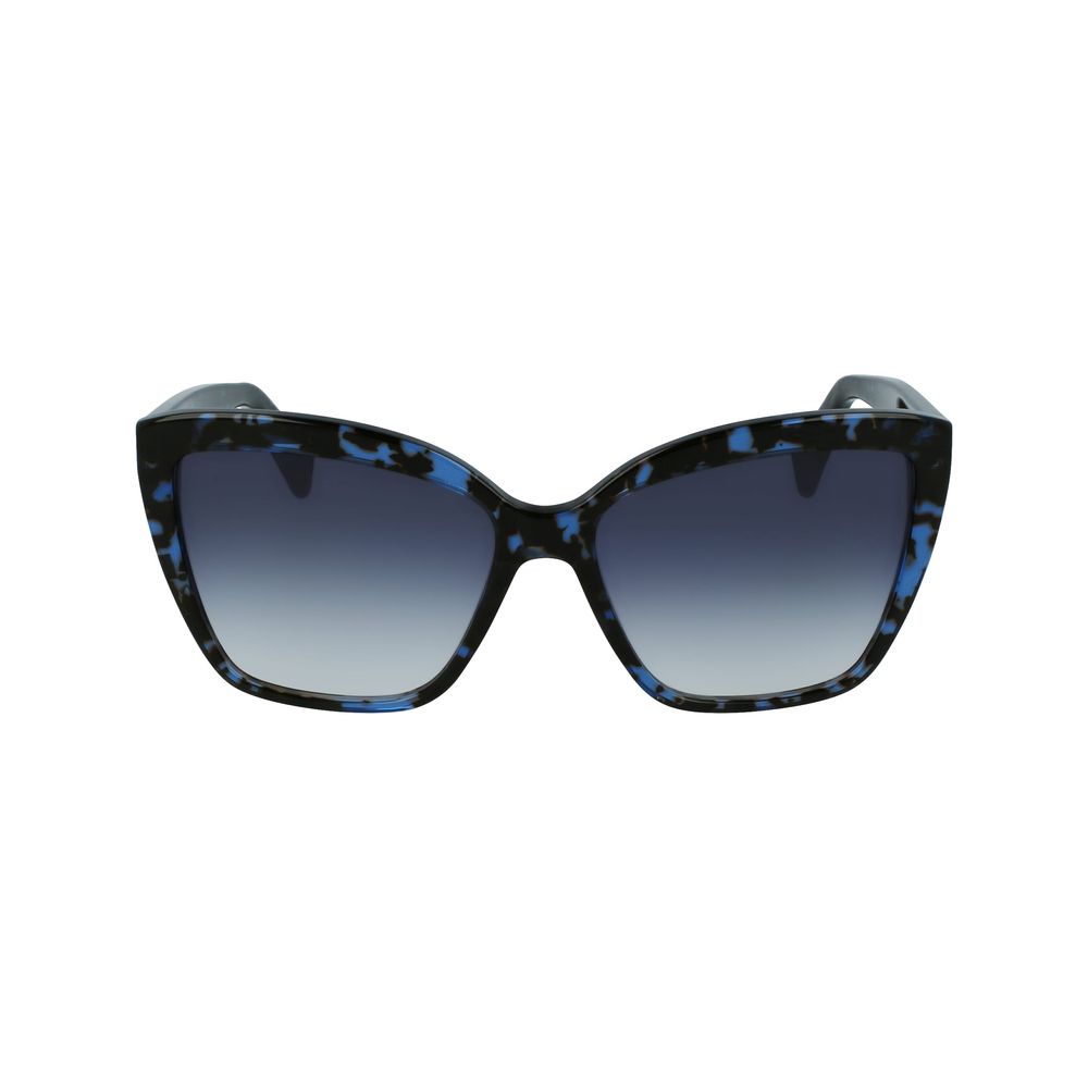 Lanvin Women’s Blue Acetate Sunglasses – Stylish Oversized Frame, 59mm