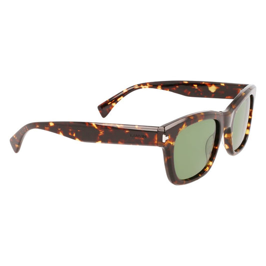 Lanvin Men’s Brown Acetate Sunglasses – Chic Retro Style, 52mm