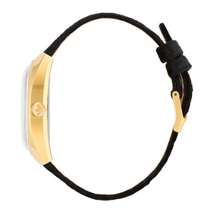 Adidas Black Leather Quartz Watch for Women