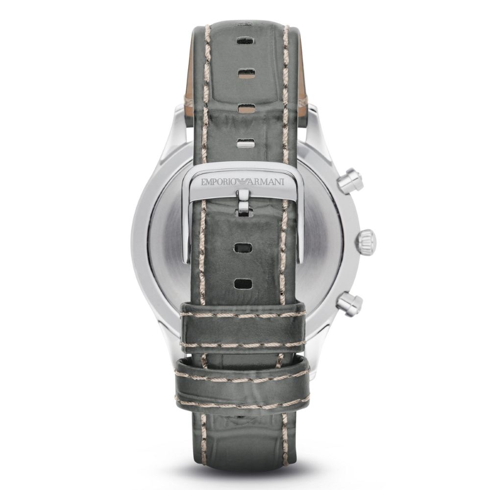 Armani Green Leather Watch for Men