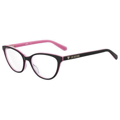Love Moschino Women's Black Acetate Optical Glasses