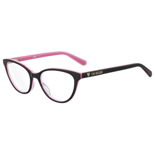 Love Moschino Women's Black Acetate Optical Glasses