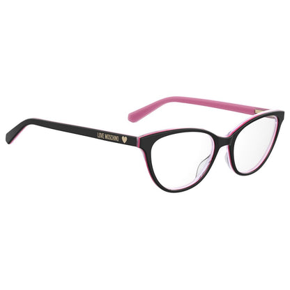 Love Moschino Women's Black Acetate Optical Glasses