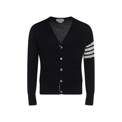 Thom Browne Fleece Wool Cardigan