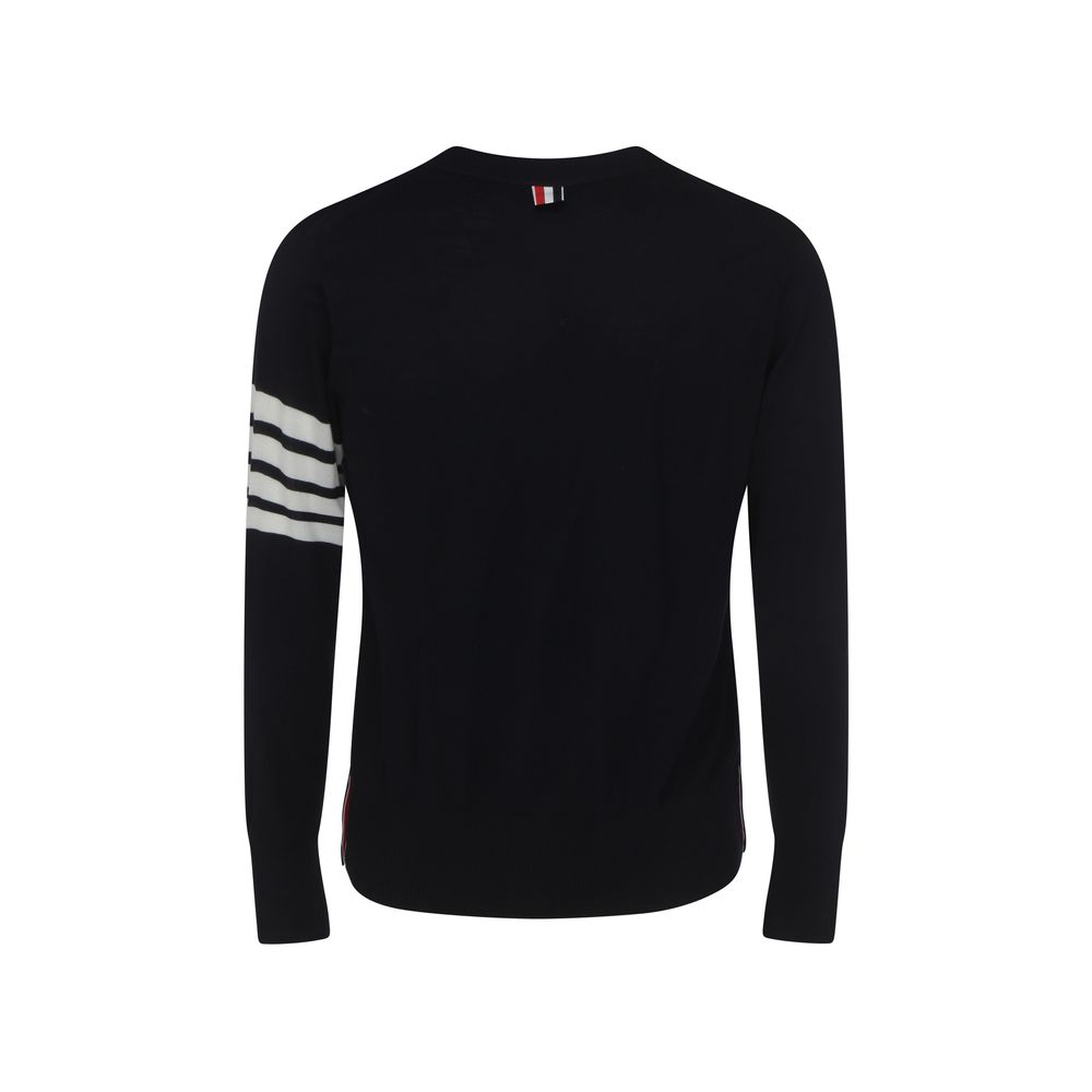 Thom Browne Fleece Wool Cardigan