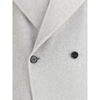 Aftercoat Double-breasted Long Coat