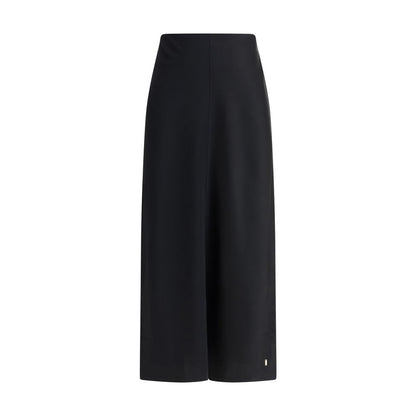 Ami Paris Satin Midi Skirt