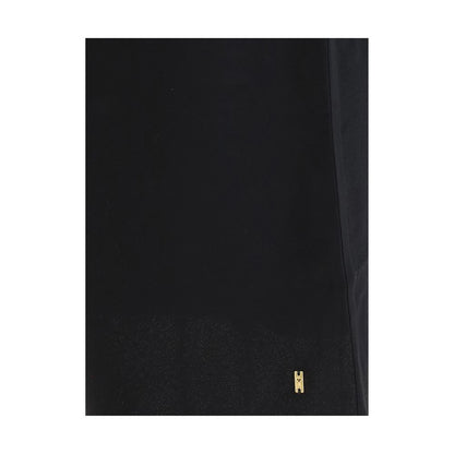 Ami Paris Satin Midi Skirt