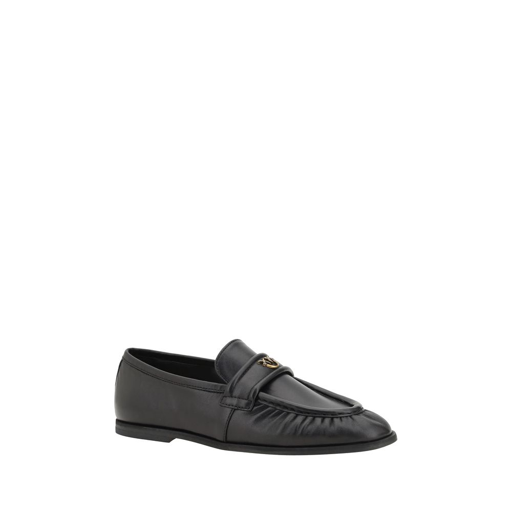 PINKO Naty Leather Loafers