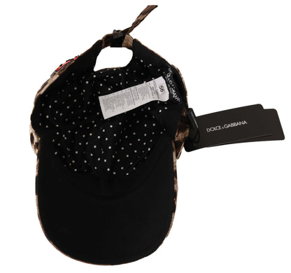  - Elegant Sequined Leopard Baseball Cap