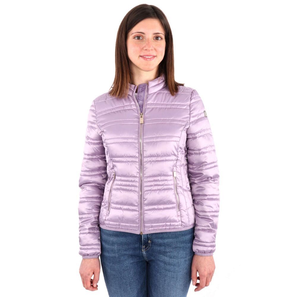 Yes Zee Purple Polyester Jacket
