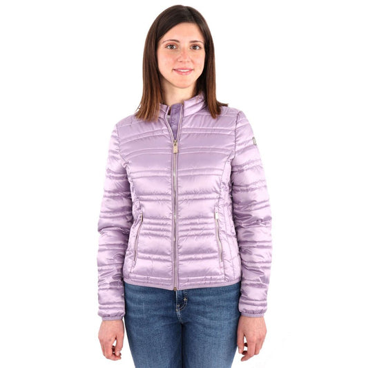 Yes Zee Purple Polyester Jacket