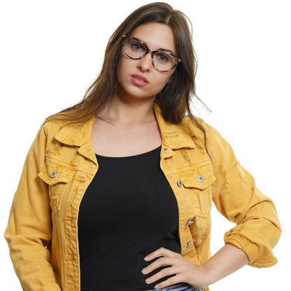 Emilio Pucci Women's Optical Frames – Rose Square Style, 54mm