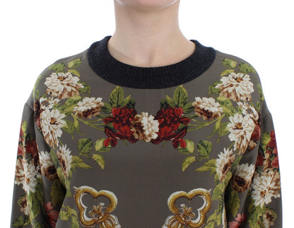  - Enchanted Sicily Silk Crewneck Blouse