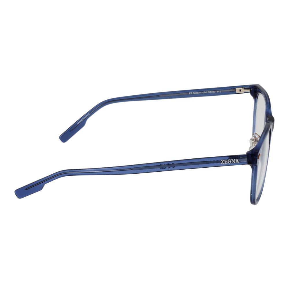 Ermenegildo Zegna Men's Optical Glasses – Blue Rectangle Frame, 53mm