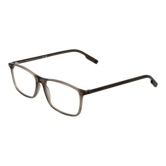 Ermenegildo Zegna Men's Olive Optical Glasses – Rectangle Frame, 55mm