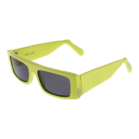 GCDS Green Unisex Sunglasses – Stylish Full-Rim Frame with Grey Lenses, 57mm