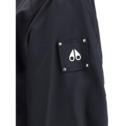 Moose Knuckles Black Cropped Rougemont Jacket for Women
