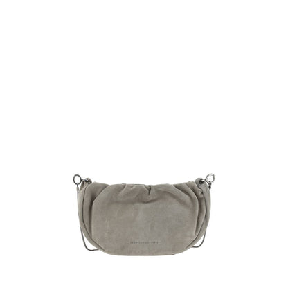 Brunello Cucinelli Suede Shoulder Bag - Elegant Luxury Redefined
