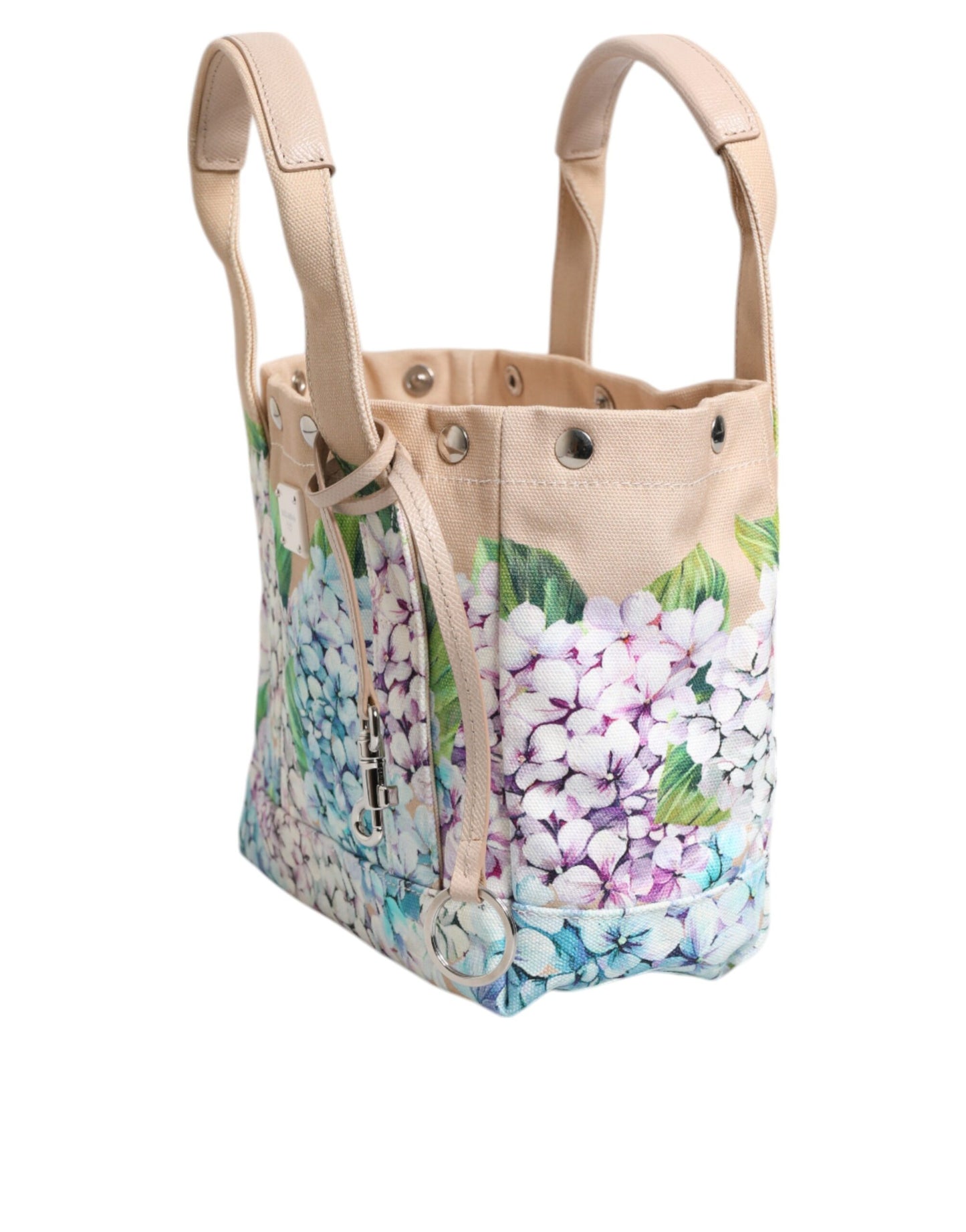 Dolce & Gabbana Multicolour Floral Canvas TANIA Top Handle Tote Borse Bag