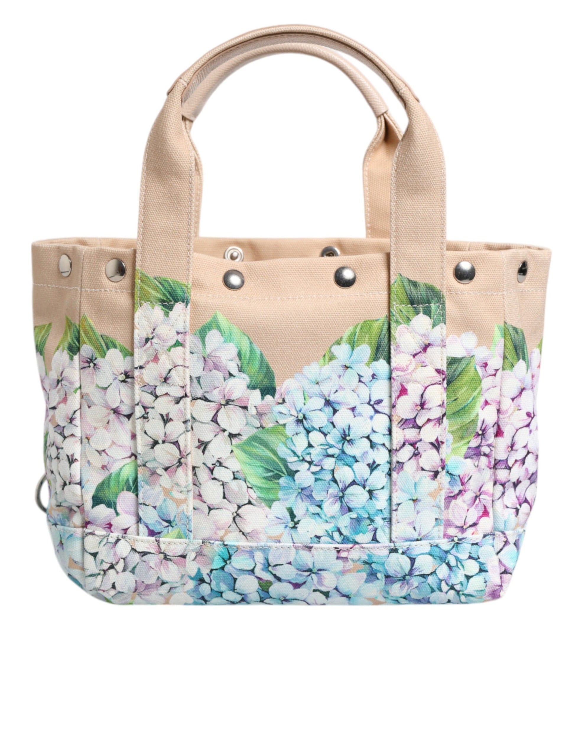 Dolce & Gabbana Multicolour Floral Canvas TANIA Top Handle Tote Borse Bag