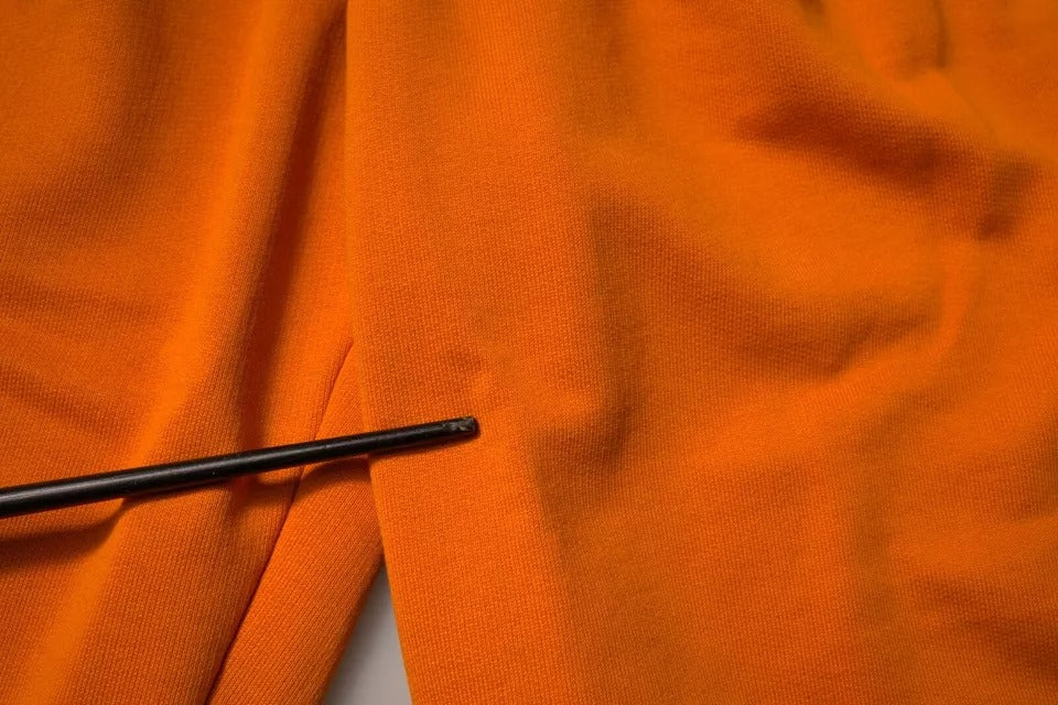 Dolce & Gabbana Orange Cotton Men's Casual Cargo Bermuda Shorts