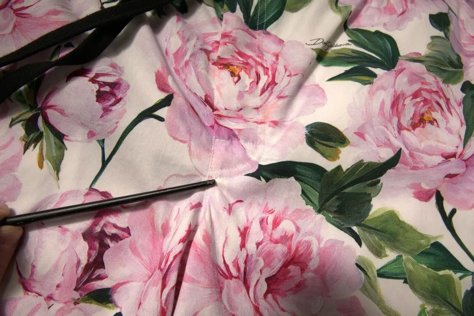 Dolce & Gabbana Multicolour Floral Cotton Men's Bermuda Shorts