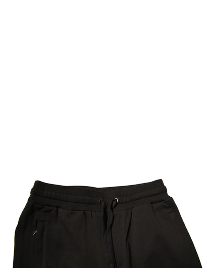 Dolce & Gabbana Black Cotton Jogger Pants for Men