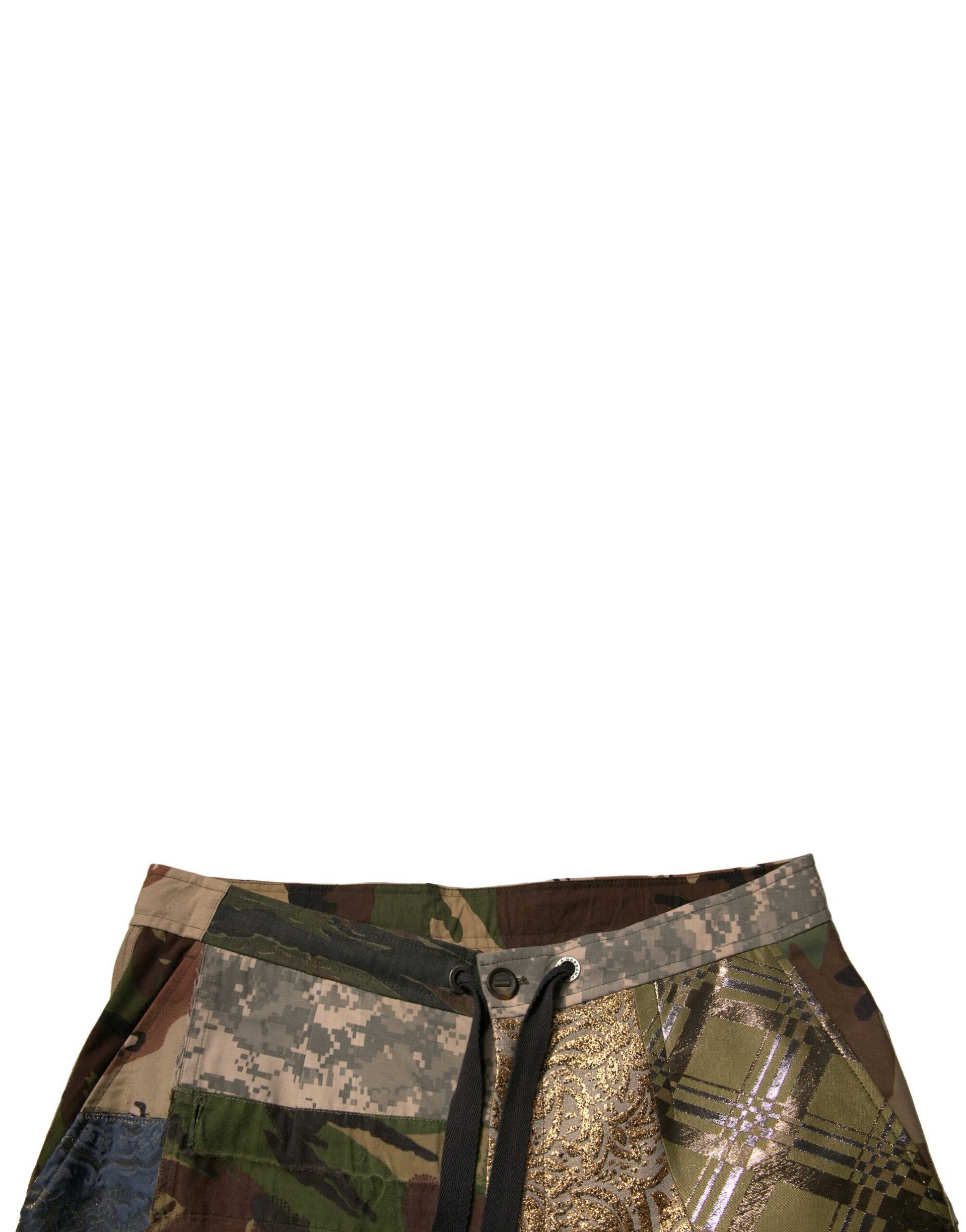Dolce & Gabbana Multicolour Patchwork Men's Jogger Pants