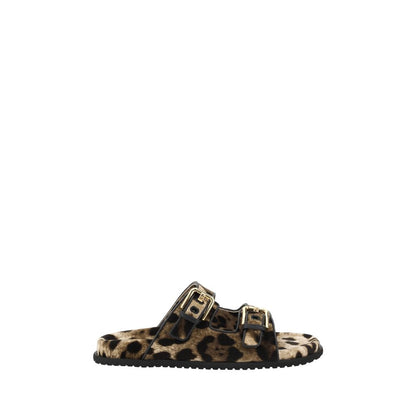 Dolce & Gabbana Animal Print Sandals