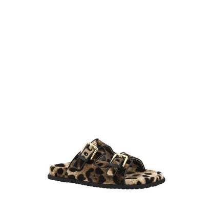 Dolce & Gabbana Animal Print Sandals