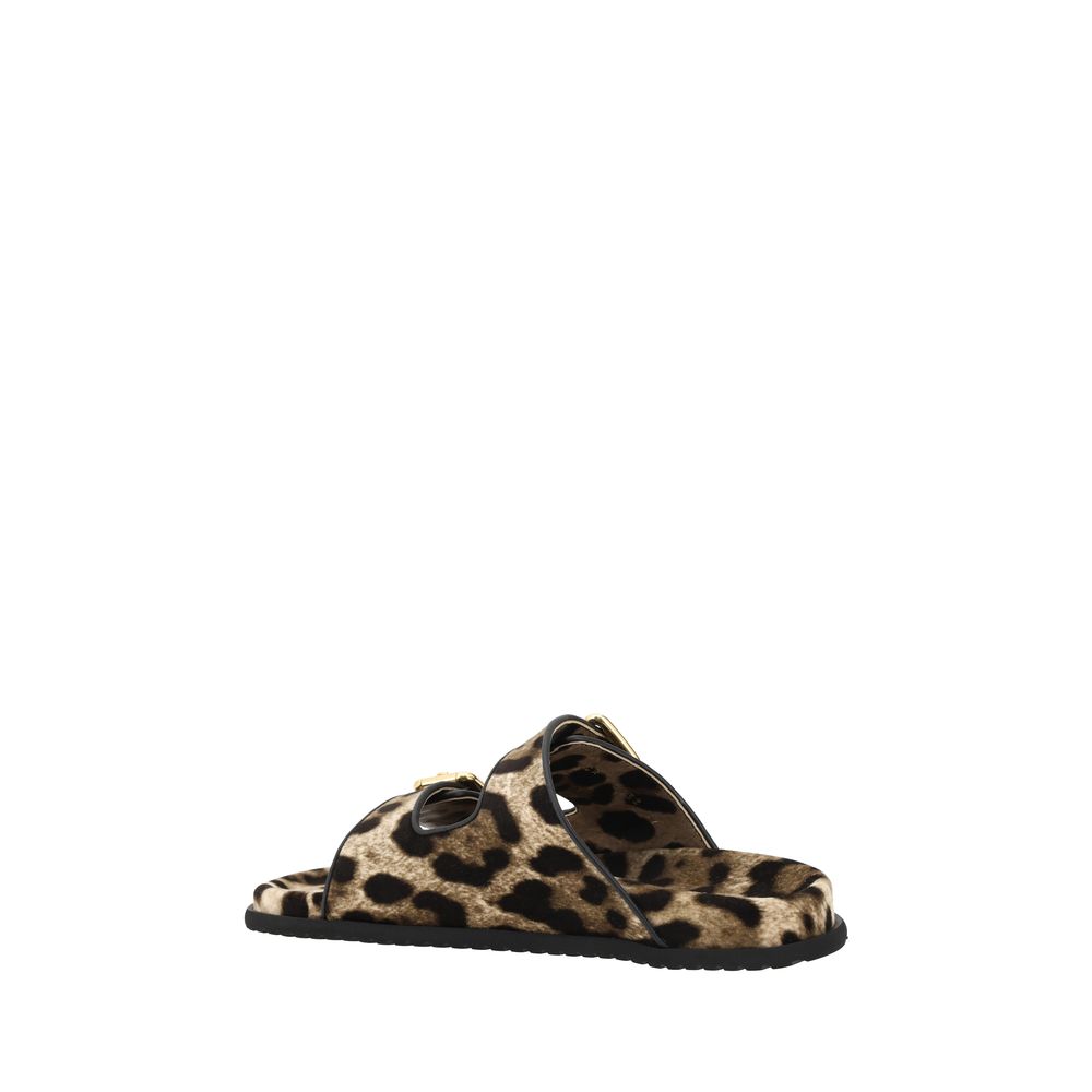 Dolce & Gabbana Animal Print Sandals