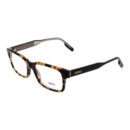 Ermenegildo Zegna Brown Men’s Optical Frames – Rectangle, 54mm