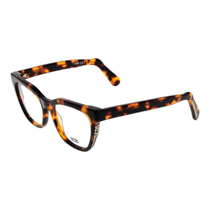 GCDS Women’s Brown Optical Frames – Butterfly Style, 52mm