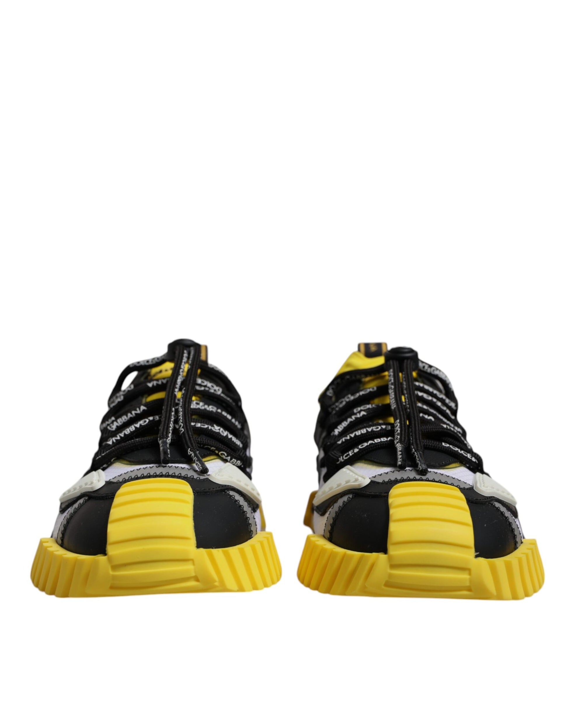 Dolce & Gabbana Men's Yellow/Black/Grey NS1 Low Top Sneakers