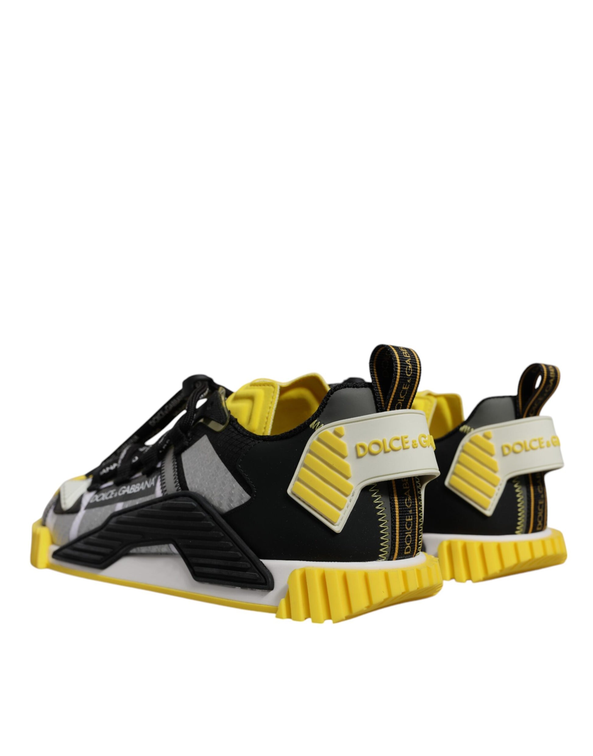 Dolce & Gabbana Men's Yellow/Black/Grey NS1 Low Top Sneakers