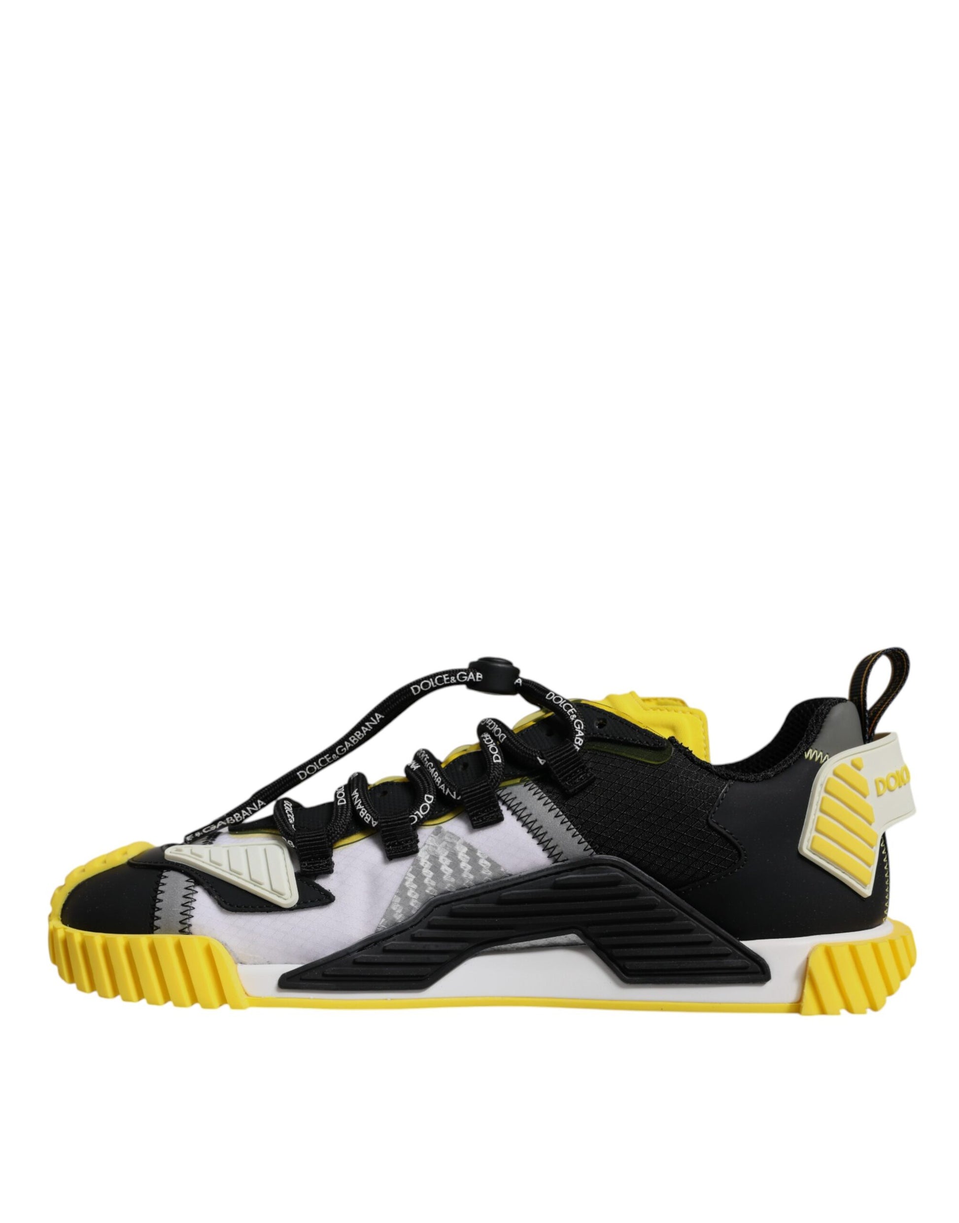 Dolce & Gabbana Men's Yellow/Black/Grey NS1 Low Top Sneakers