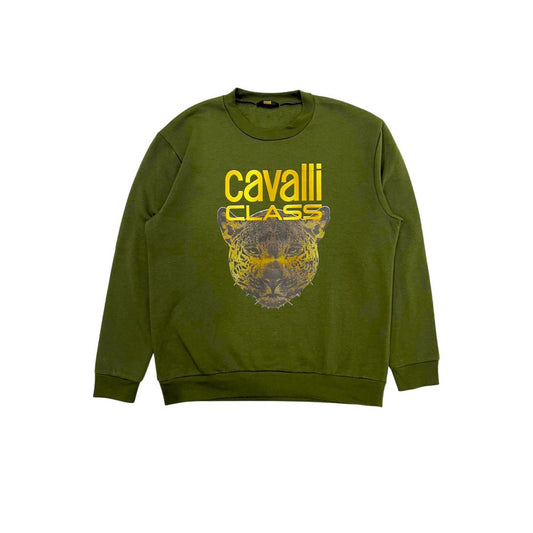 Cavalli Class Green Men's Hoodie