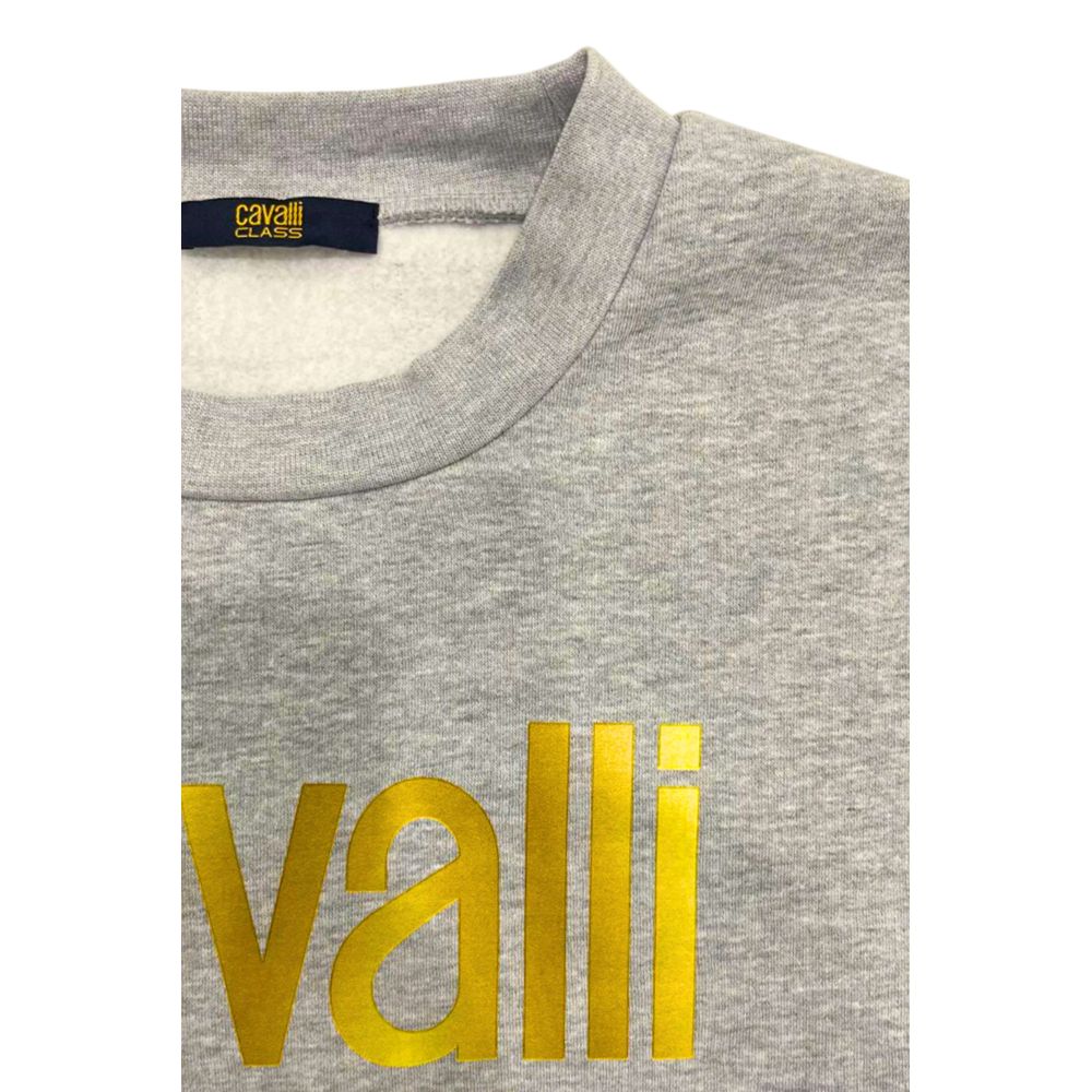 Cavalli Class Gray Men's Hoodie