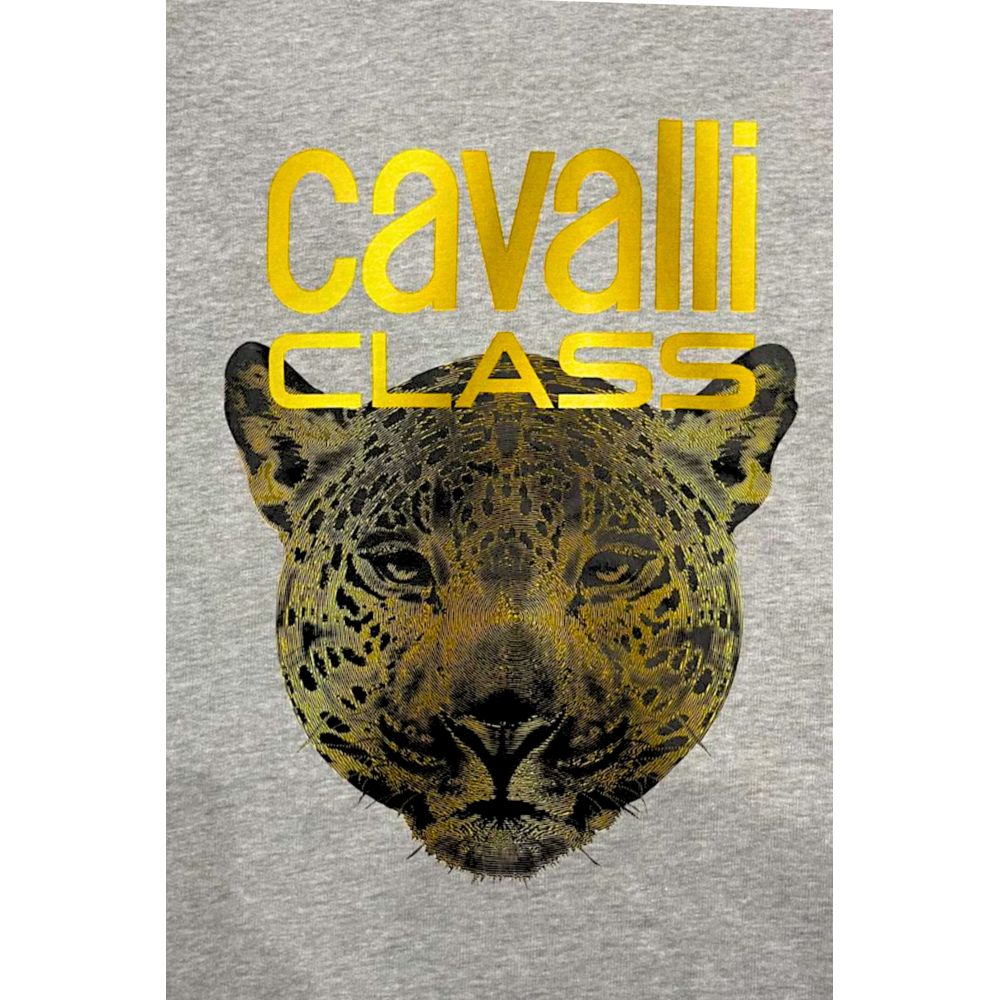 Cavalli Class Gray Men's Hoodie
