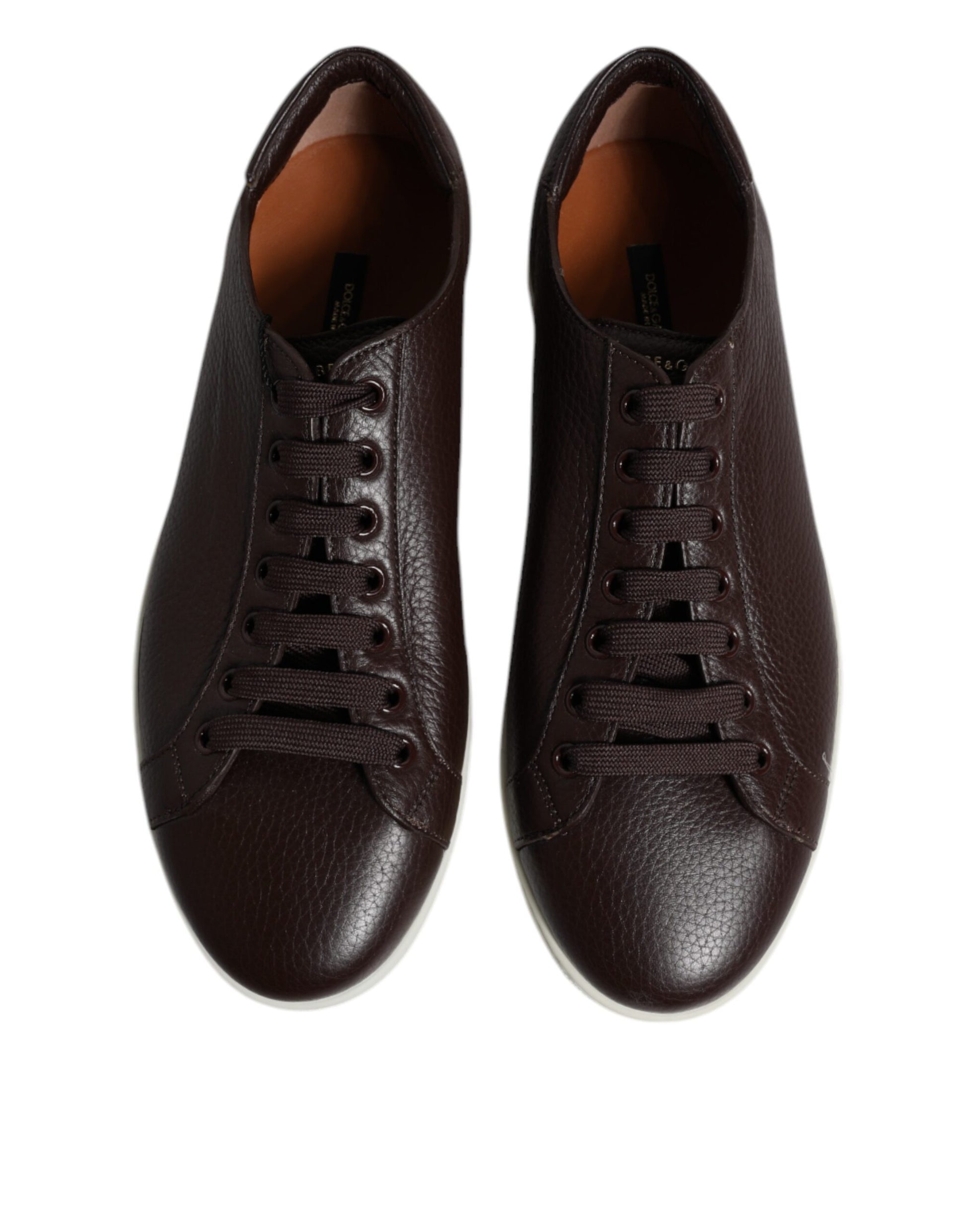 Dolce & Gabbana Black Low Top Men Saint Tropez Sneakers