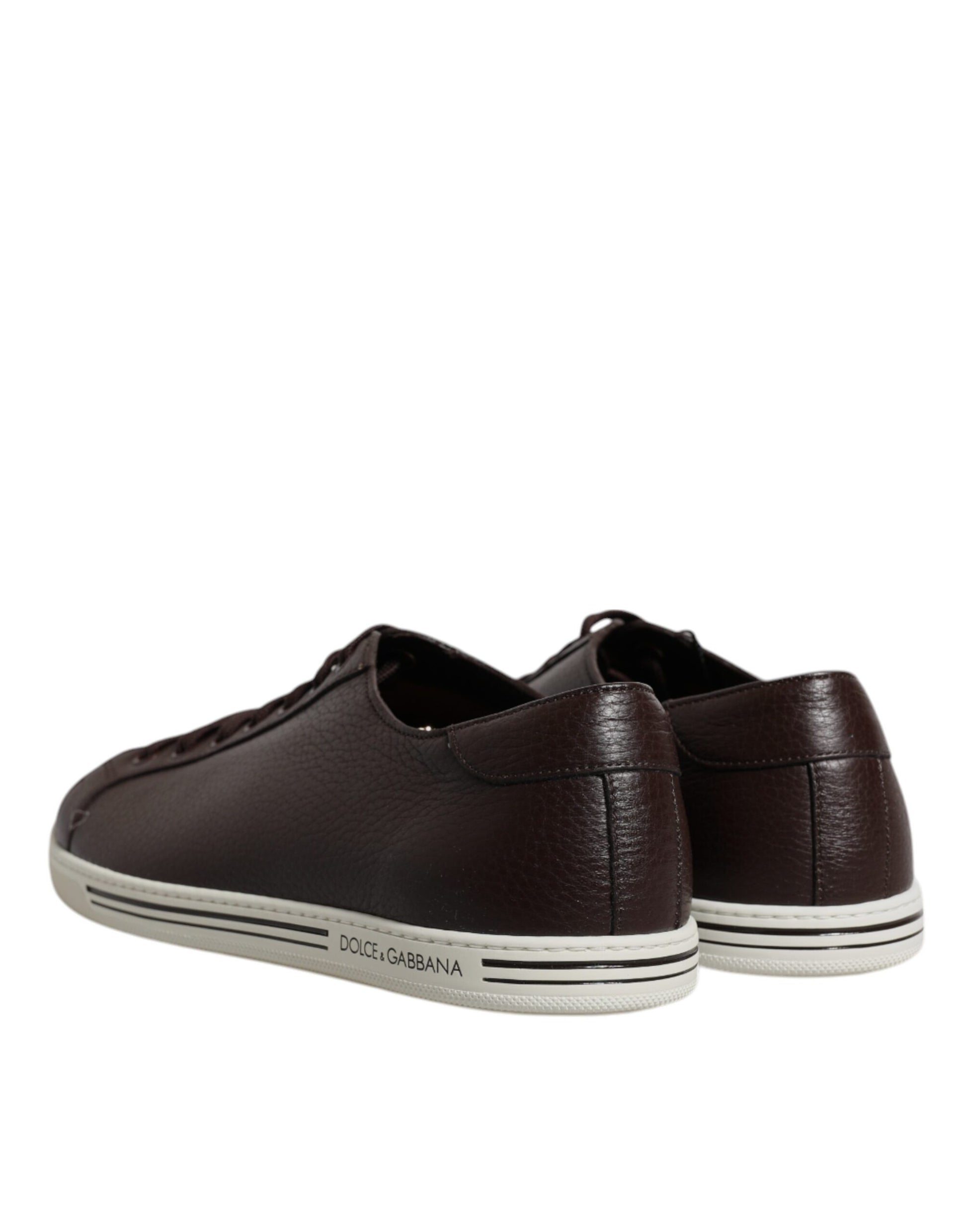 Dolce & Gabbana Black Low Top Men Saint Tropez Sneakers