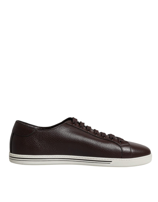 Dolce & Gabbana Black Low Top Men Saint Tropez Sneakers